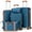 BlueNavy, variant on Cosbarn 5 Piece Luggage Sets ABS Hardshell Lightweight Suitcases Sets with TSA Lock Durable Spinner Wheels