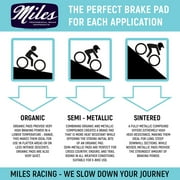 Miles Racing Sintered Disc Brake Pads – SRAM Code RSC/R, Avid Code, Guide RE