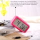 thumbnail image 5 of Mesa despertador reloj digital Dormitorio Sensor de temperatura Termómetro Termómetro de retroiluminación Calendario Portátil Snooze Relojes Hogar rojo Advancent EL006195-02B, 5 of 7