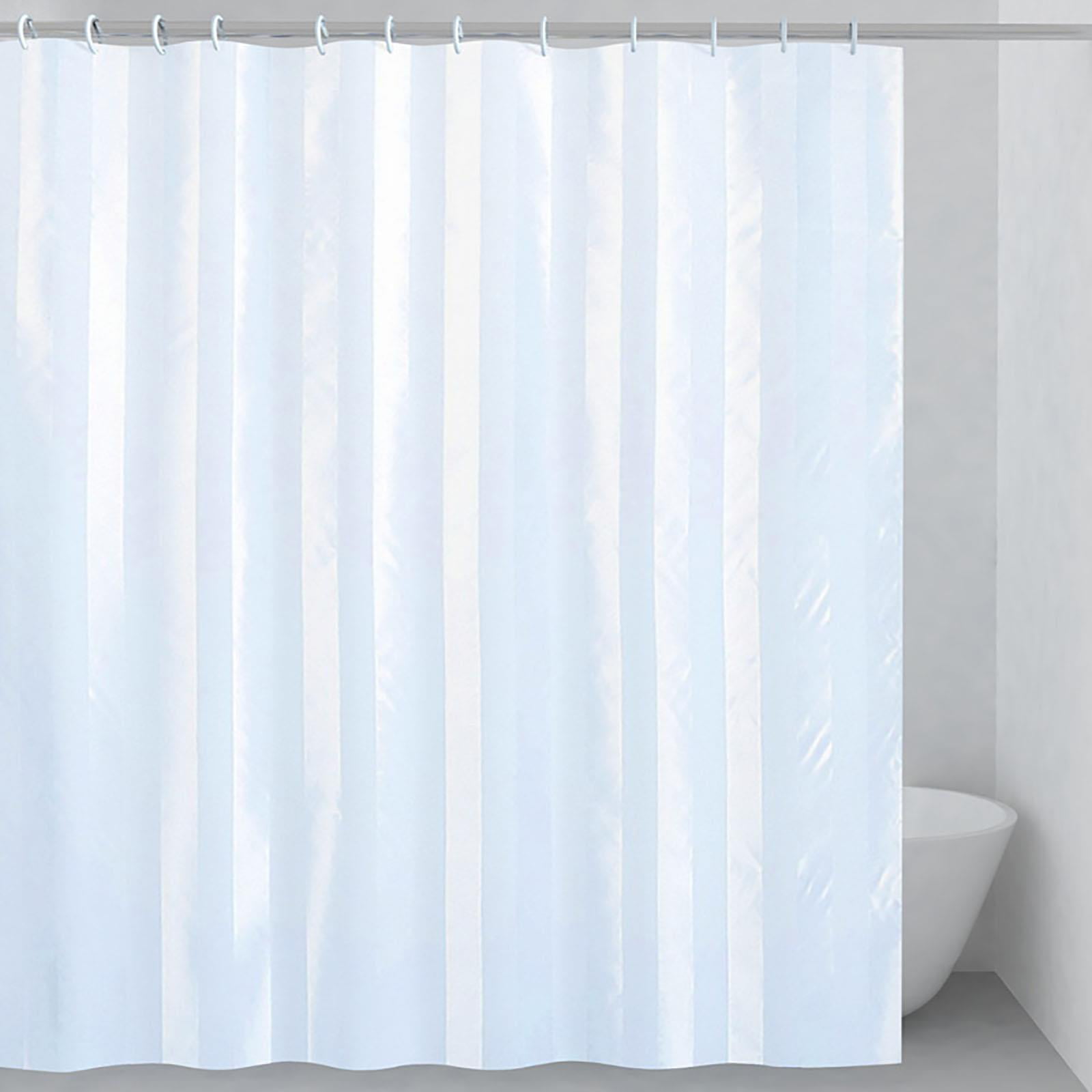 Thickening Waterproof Polyester Shower Curtain Environmental Protection Material 