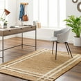 thumbnail image 3 of BoutiqueRugs Kazu Bohemian, Transitional Area Rug - Straw, Dark Brown, Dark Beige - 18" x 18" Sample, 3 of 8
