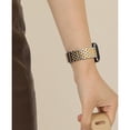thumbnail image 4 of ZYX 7-Link Stainless Steel Band for Apple Watch, Women's Dressy Metal Bracelet with Tool, Sliver & Gold, 49mm/46mm/45mm/44mm/42mm(series 3/2/1), 4 of 6