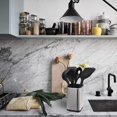thumbnail image 5 of SHAR Brushed Stainless Steel Utensil Holder, Good Grips Stainless Steel Utensil Holder, Fingerprint Resistant Kitchen Utensil Holder, Removable Kitchen Utensil Crock, 5 of 5