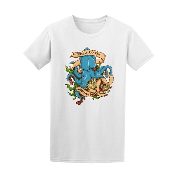 Angry Octopus Tentacles Tee Men's -Image by Shutterstock