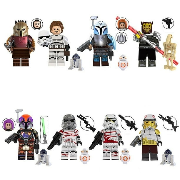 8Pcs Star Wars Minifigures Playset Compatible For LEGO Toy Building Kit Age 6 Walmart
