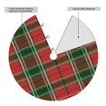 thumbnail image 4 of Faldas para árbol de Navidad a cuadros de 36 pulgadas, gruesas, para decoración navideña de invierno, para decoración rústica de Navidad, 4 of 8
