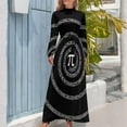 thumbnail image 3 of A s Pi ral ... Long Dress women's dresses luxury women's clothing korea stylish sexy dress for women Clothing, 3 of 4
