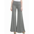 thumbnail image 2 of Made by Johnny Women's Chic Palazzo Lounge Pants XXL HEATHER_DARK_GREY, 2 of 6