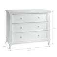 thumbnail image 2 of Kolcraft 3 Drawer Transitional Dresser, Anti-Tip Kit Included, Spacious Drawers, Gender Neutral, 2 of 9
