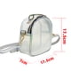 thumbnail image 3 of Bolsa De Hombro Bolsa Bolso bandolera de PVC transparente para mujer Mini Jelly Clear Phone Purse (Blanco) Likrtyny Para Estrenar, 3 of 4