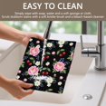 thumbnail image 4 of Placemat, Pioneer Flower Floral Print Pattern Place Mats Table Mat Set Of 2, PVC Washable Placemats for Party Kitchen Dining Decoration, 18x12 Inch, Fade Resistant, 4 of 6