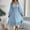 Light Blue, variant on Ayolanni Flutter Dresses for Women Plus Size Plus Size Green Long Sleeve Solid Maxi Dresses Dresses for Teens L
