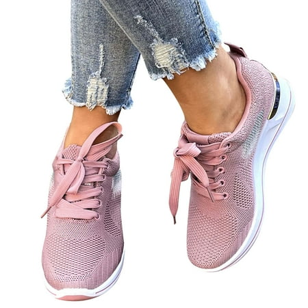 

KaLI_store Slip On Sneakers Women s Brisk Miles Leisure Sneakers- Supportive Walking Shoes That Include Three-Zone Comfort with Orthotic Insole Arch Support Active Sneakers