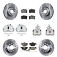 thumbnail image 1 of Transit Auto Front Rear Disc Brake Caliper Rotors and Semi-Metallic Pads Kit (10Pc) for Car 2014-2015 Volkswagen Beetle Sportline with 2.0L GAS engine with 253mm Diameter Rotor KC8-100983S, 1 of 11
