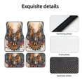 thumbnail image 4 of Fuzoiu Colorful Owl Tattoo Art Print Carpet Floor Mats for Car,Car Foot Mat Set,Universal Fit 4 Piece Mat Pad Set,Fits Most Cars Trucks Vans Sedans SUV Auto Carpet Mat Se, 4 of 7