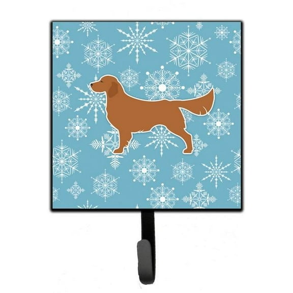 Winter Snowflake Golden Retriever Leash or Key Holder