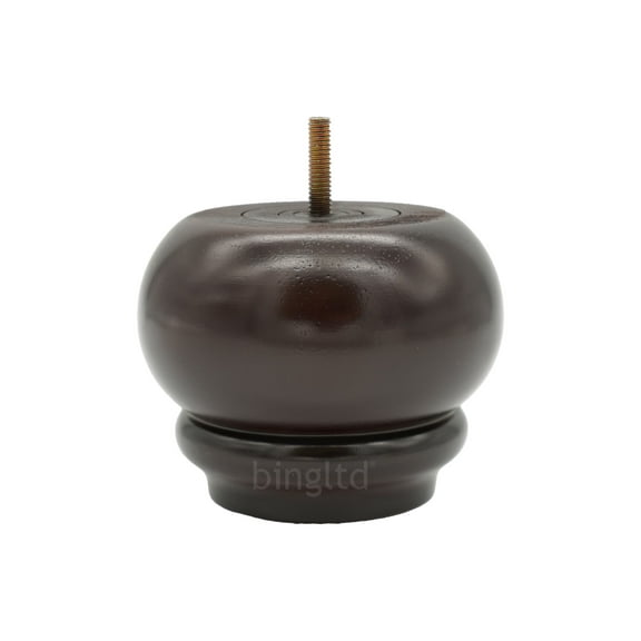 BingLTD - 3 1/2" Mahogany Hardwood Sofa Legs - Set of 4 (P130-157)