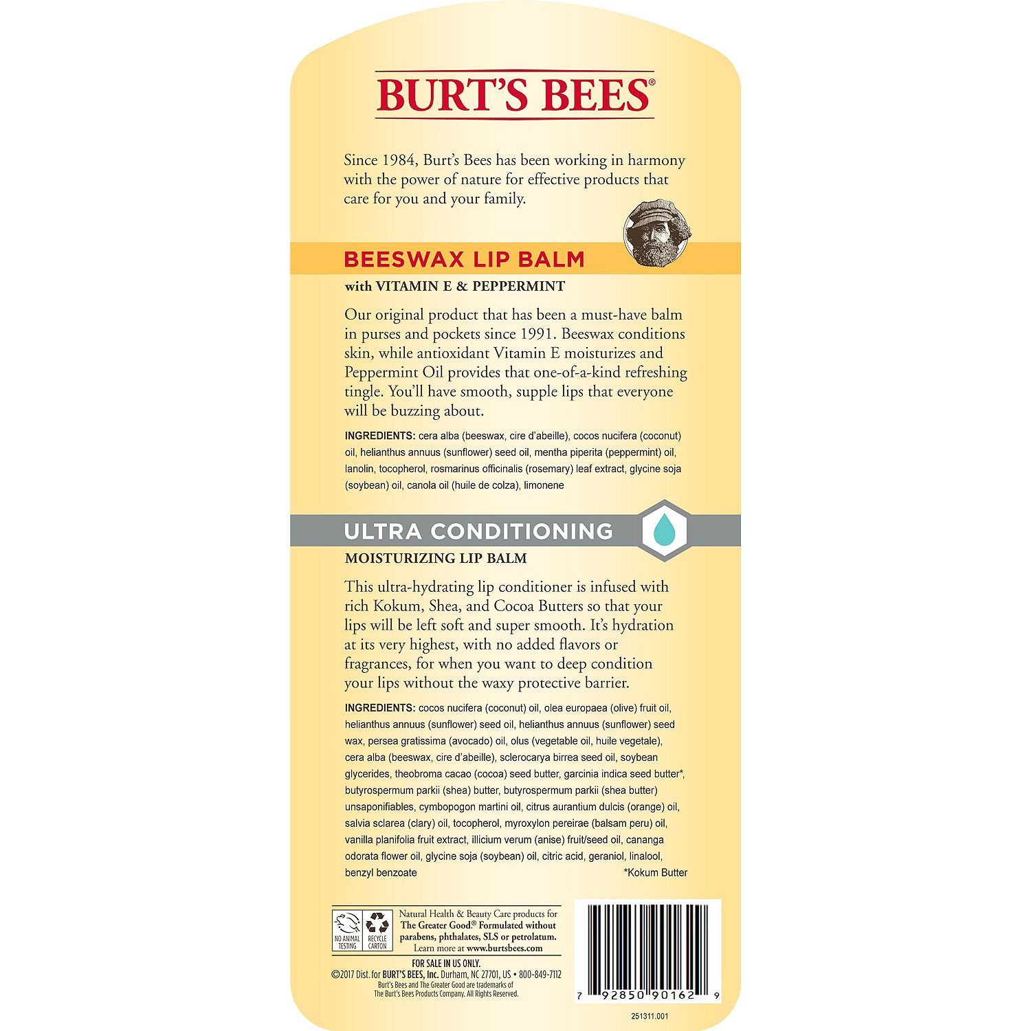 Burt’s Bees 100% Natural Moisturizing Lip Balm, Variety Pack (0.15 oz., 8 ct.) - image 2 of 2