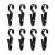 thumbnail image 2 of Ounissouiy Ganchos de Clip ABS de 8 Uds para diversos usos Clip de plástico negro resistente y duradero de amplia aplicación Almacenamiento y organización del hogar, 2 of 6