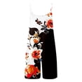 thumbnail image 6 of JURANMO Pajamas Romper Women One Piece Sleepwear Loose Sleep Jumpsuit Loungewear V Neck Harem Playsuit, 6 of 7