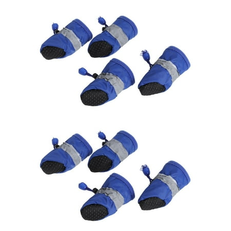 8 Pcs Paw Snow Boots Pet Dog Shoes Pet Boots Booties for Rubber Dog Boots Pet Shoes Shoes for Dogs