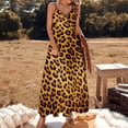 thumbnail image 2 of Leopard Print Pattern Sleeveless Dress Women's Luxury Party Dress Birthday Dresses for Women, 2 of 7