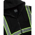 thumbnail image 4 of Bass Creek Outfitters Mens High Vis Hoodie - ANSI Class 3 Sherpa Lined Work Hoodies for Men, 4 of 7
