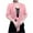 Pink, variant on Chiffon Shrugs for Women Open Front Soft Sheer Cropped Tops Long Sleeve Cardigan Shawl For Evening Dress Green