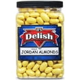 thumbnail image 2 of Gold Jordan Almonds by Its Delish, 3.75 lbs 60 Oz Jumbo Container  Candied Almond Nut with Sweet Hard Candy Coating - Bulk Wedding Favors and Party Buffets, Gold Theme Parties - Vegan & Kosher, 2 of 6