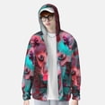 thumbnail image 2 of Vsdgher Sweat à Capuche Psychédélique Sans Poils Imprimé Chat pour Hommes Femmes, Manches Longues Protection Solaire Pêche pour Course Natation-TG, 2 of 7