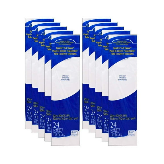 Pacon PAC59002-10 Spectra Tissue Quire, White - Pack of 10