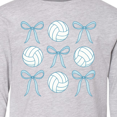 thumbnail image 4 of Inktastic Volleyball and Bow Sports Preppy Shirt Long Sleeve Youth T-Shirt, 4 of 5