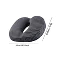 thumbnail image 4 of Adult Booster Chair Cushion High-Density Computer Chair Seat Cushion Anti-Slip Breathable Workplace Chair Pad for Butt, 4 of 5