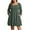 Green, variant on Cuteduck Women's Plus Size Fall Sweater Dress Long Sleeve Babydoll Dresses with Pocket, 1X-5X