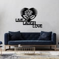 thumbnail image 5 of Stainless Steel Metal Wall Art Metal LOVE Wall Sign Family Wall Decor Rustic Letter Wall Decor Black Word Sculpture Housewarming Gift for Couple Wedding Gifts, 5 of 6