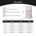 thumbnail image 5 of Bixox Women's Tulips Flowers Printed Sleeveless Fitness Workout Running Quick-Dry Tank Top, 5 of 7
