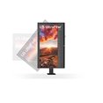 thumbnail image 3 of LG 27" IPS UHD IPS Monitor for Business with Ergonomic Stand 5 ms FreeSync (AMD Adaptive Sync) 3840 x 2160 (4K) HDMI, DisplayPort, USB, Audio Flat Panel UltraFine 27BN88U-B, 3 of 9