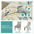 thumbnail image 6 of Stretch wingback Side Chair slipcover Printed, armless wingback Chair Cover with Elastic Bottom Sloping Armchair Covers Removable Washable Armchair Covers-AH-1 Pcs, 6 of 8