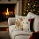 thumbnail image 5 of Fundas de almohada navideñas de 45 x 45 cm | Fundas de almohada decorativas festivas con tela de algodón suave y cremallera oculta para sofá, dormitorio, decoración del hogar, 5 of 5