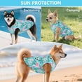 thumbnail image 5 of KYEESE 2 Pack Dog Shirts, Mesh Hawaiian T-Shirt for Small Medium and Large Dogs, Flamingo+Blue, L, 5 of 10