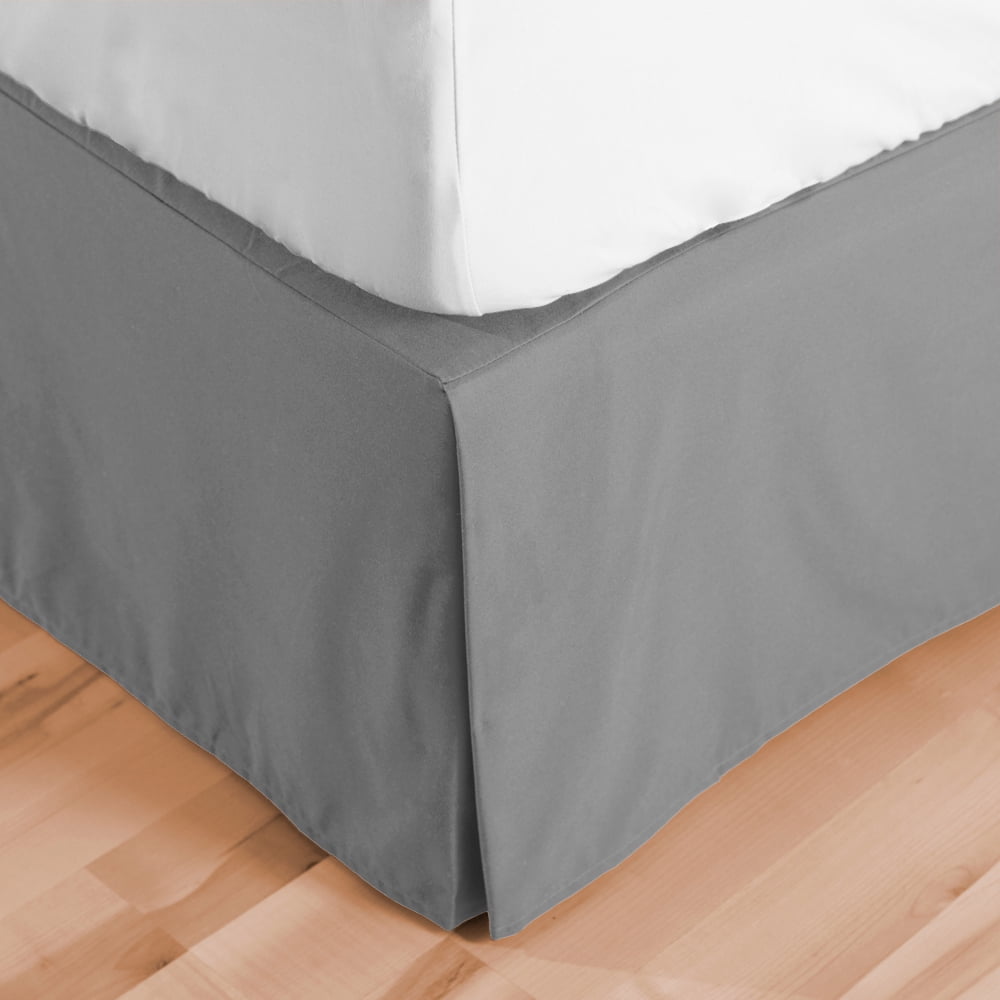 Bed Skirt Double Brushed Premium Microfiber, 15Inch Tailored Drop