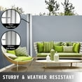 thumbnail image 6 of BENTISM Retractable Side Awning Patio Screen Retractable Fence 63x236inch Privacy Screen, 6 of 10