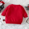 thumbnail image 2 of Chandail en Molleton de Noël pour Enfant Père Noël Manches Longues Col Pull T-shirt, 2 of 5