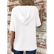 thumbnail image 2 of Sudaderas con capucha Dokotoo 2024 para mujer, punto gofrado, color blanco, talla L, 2 of 6