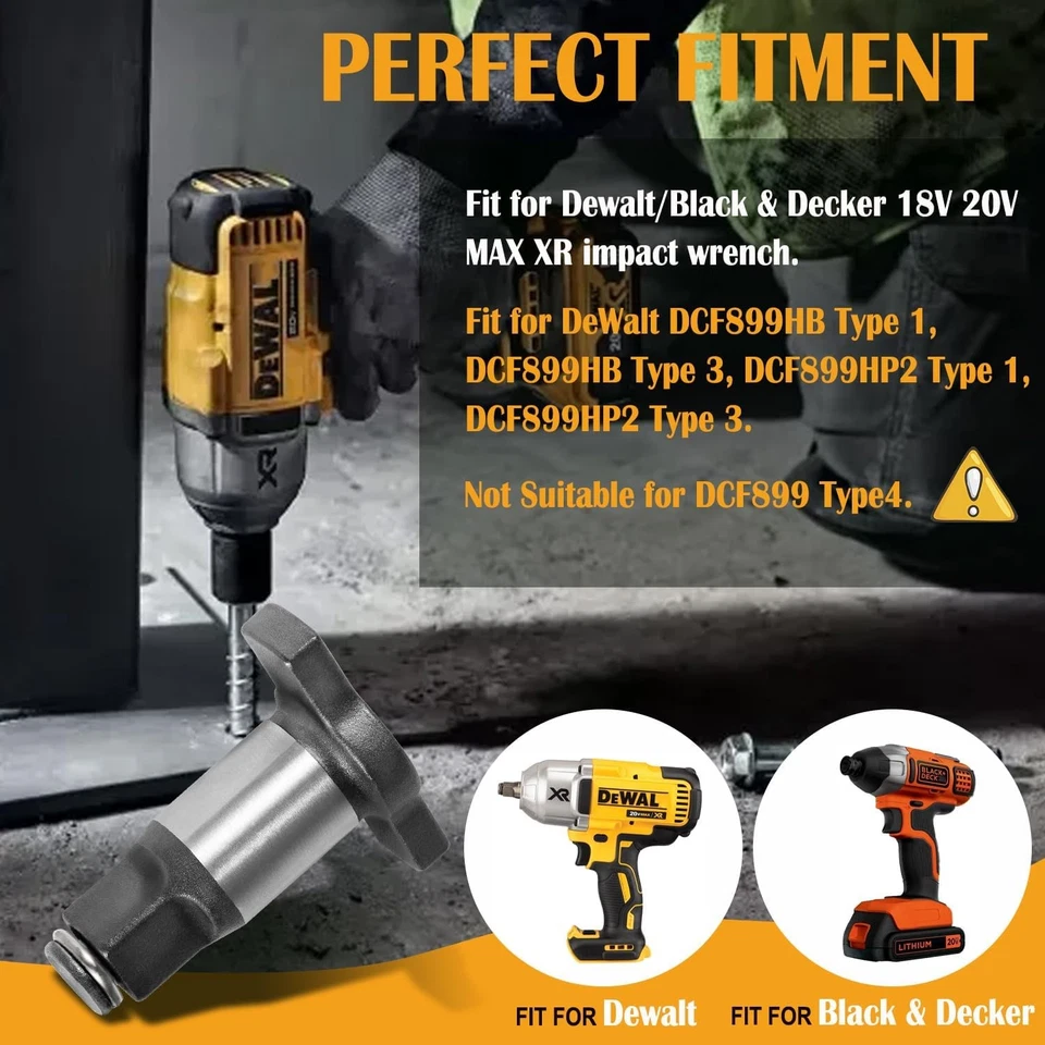 N415875 ANVIL ASSEMBLY 1/2'' FOR DEWALT IMPACT WRENCH 18V 20V DCF899HB DCF899HP