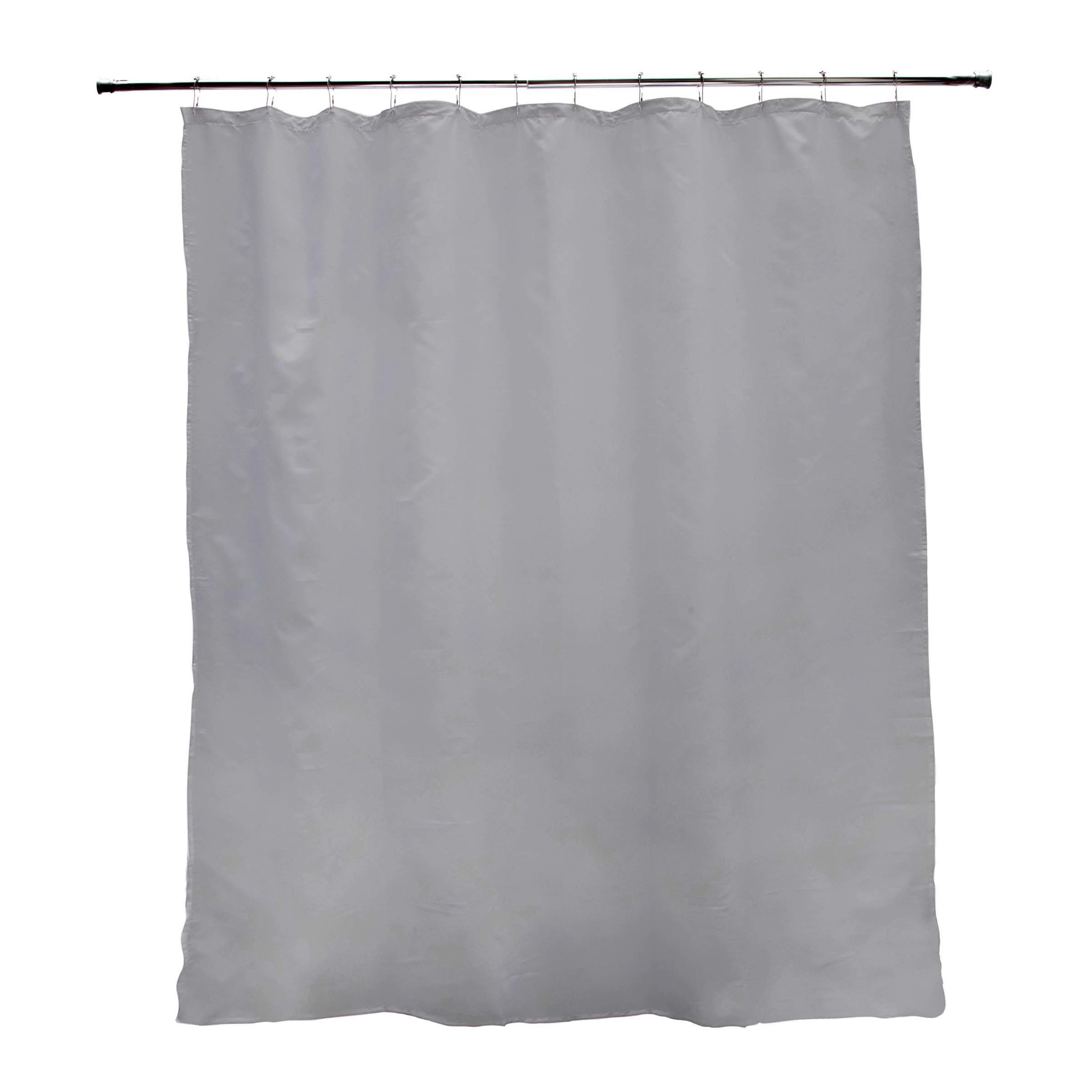 Kenney® Medium Weight PEVA Shower Curtain Liner, 70" W x 72" H, Gray