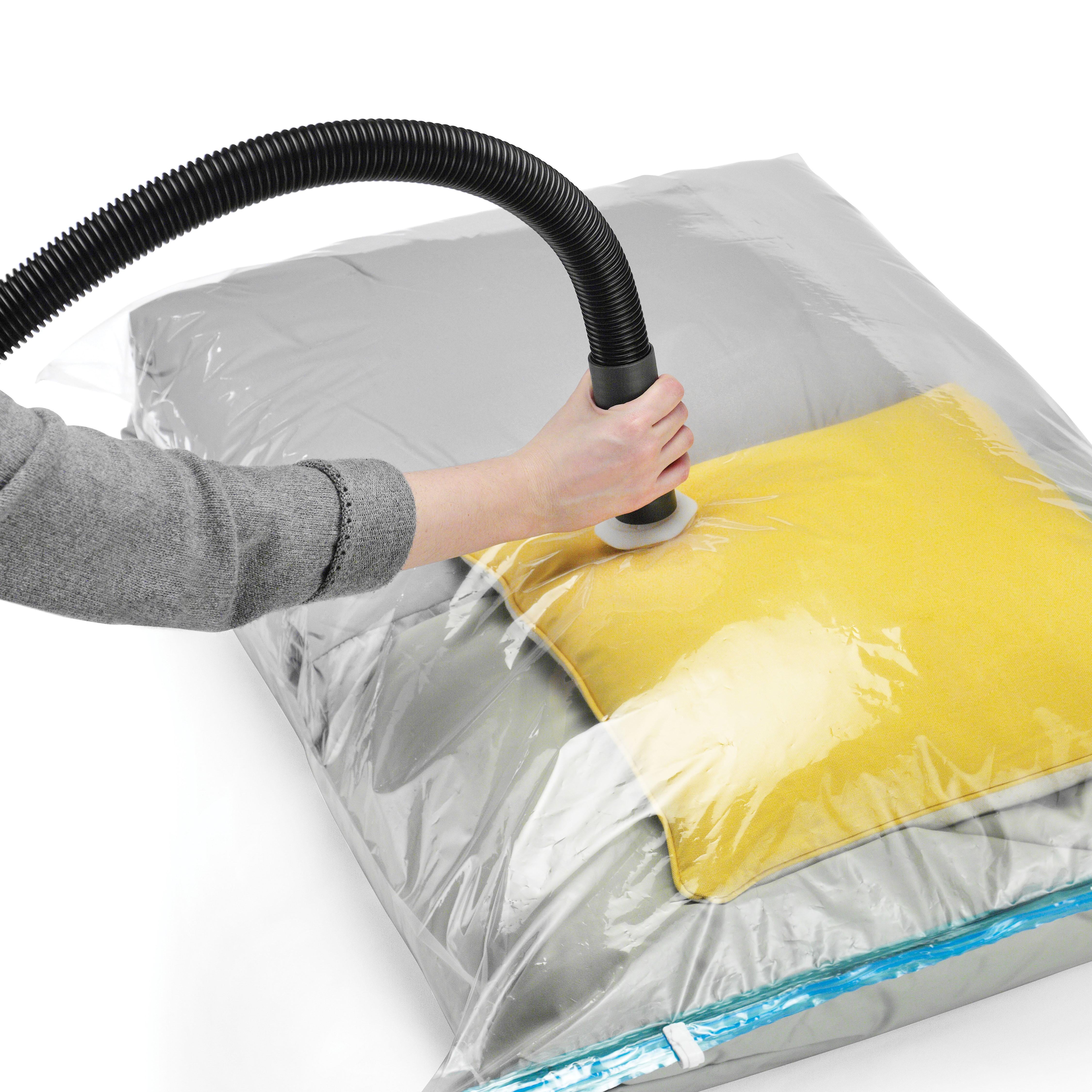 Whitmor Spacemaker 1 Piece Closet Vacuum Bag - Large - Clear - Assembled 24 W x 38 H inches