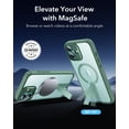 thumbnail image 2 of Funda ESR para iPhone 16 con Soporte, MagSafe, Transparente Verde, 2 of 8