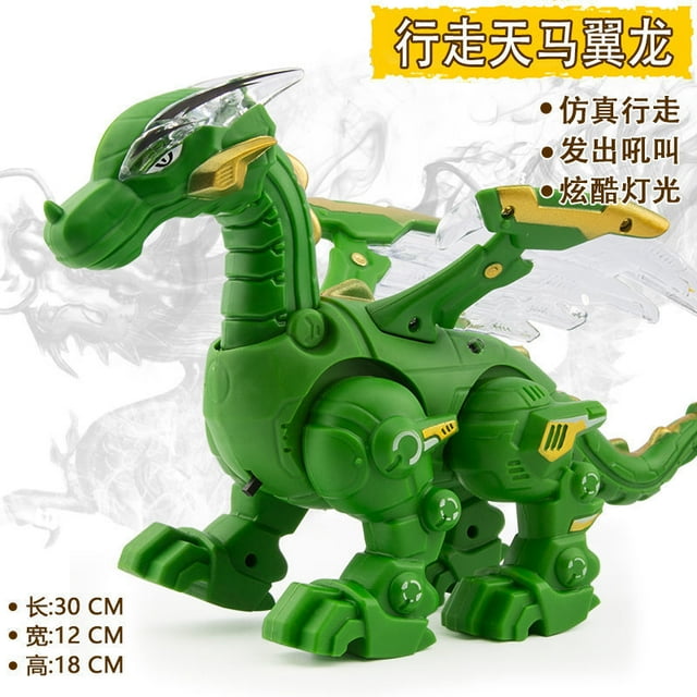 Machinerie de Pulvérisation Électrique Dinosaure Atomisation Son Éclairage Jouets d'Animaux de simulation pour Enfants Modèle de Marche Génération Cheveux