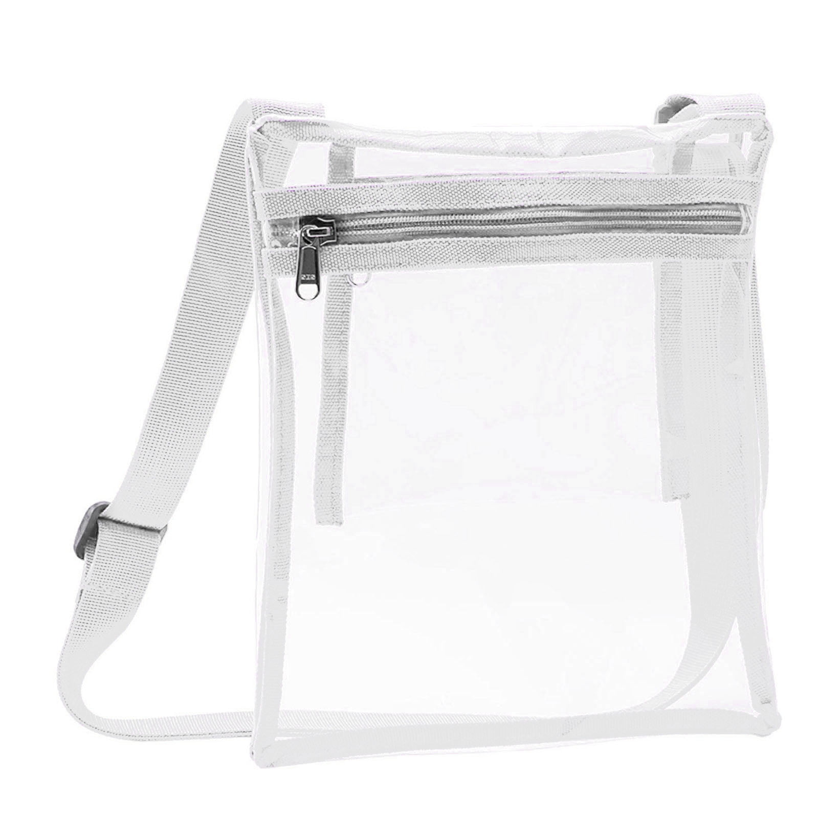 Clear Bag Stadium Approved,Waterproof Clear Crossbody Bag with Inner Pocket and Adjustable Straps,TPU Clear Bag for Stadium/Concert/Festivals/Security  